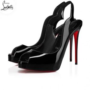 NEW NEVER WORN Christian Louboutin Hot Chick Sling Alta
120 mm Pumps